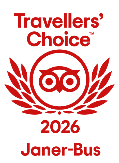 Janer Bus TripAdvisor Travellers' Choice Award 2026